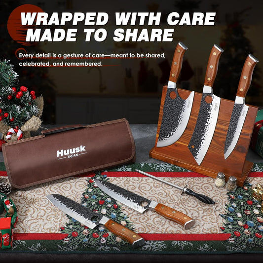 Huusk Butcher & Cleaver Chef Knife