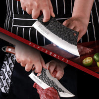 Huusk 3-Piece Serbian Style Chef Knife Set