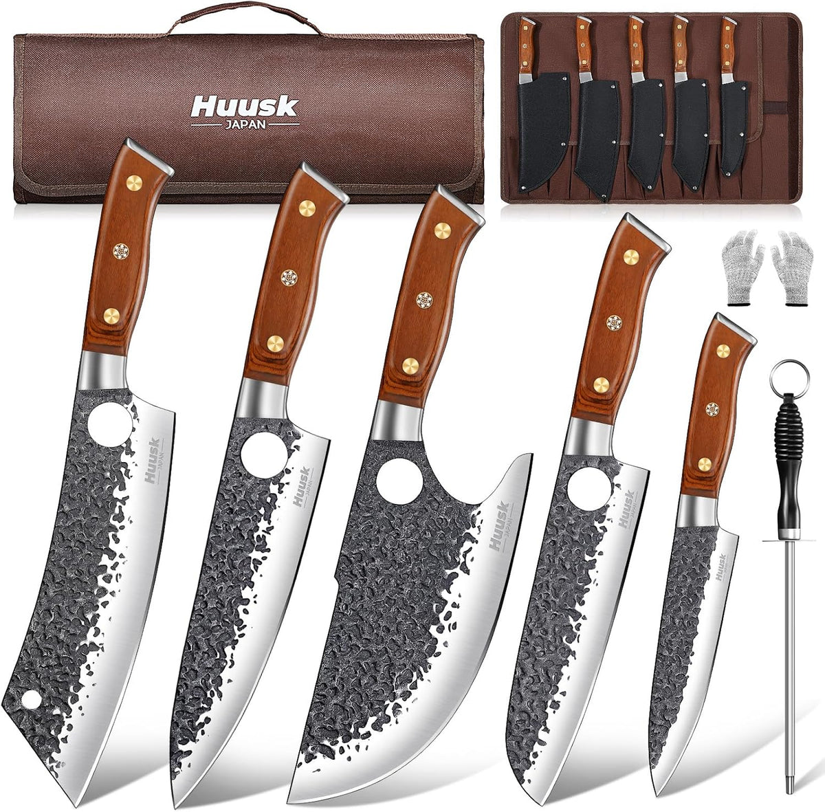 Huusk Butcher & Cleaver Chef Knife