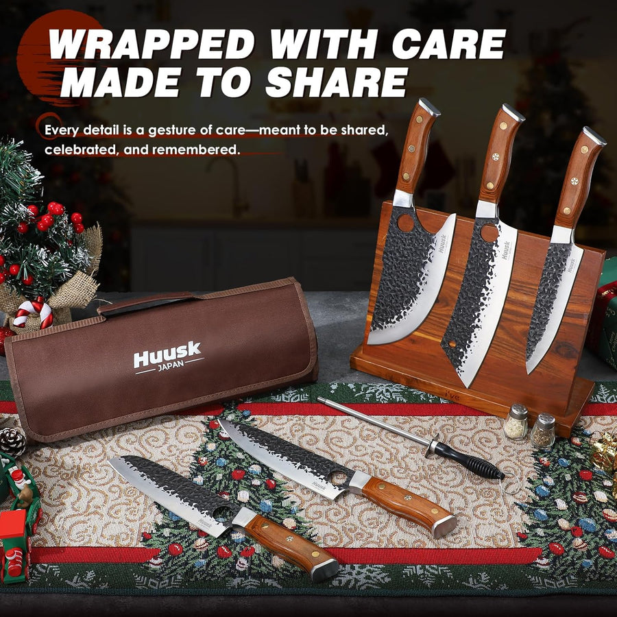Huusk Butcher & Cleaver Chef Knife