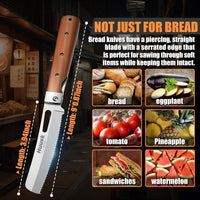 Huusk Folding Chef Knife - Natural Wood, 2.3 inch