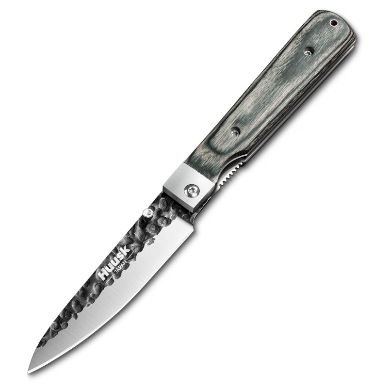 Huusk 3.94-Inch Green Wood Folding Chef Knife product photo 1