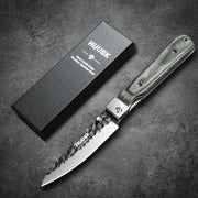Huusk 3.94-Inch Green Wood Folding Chef Knife product photo 11
