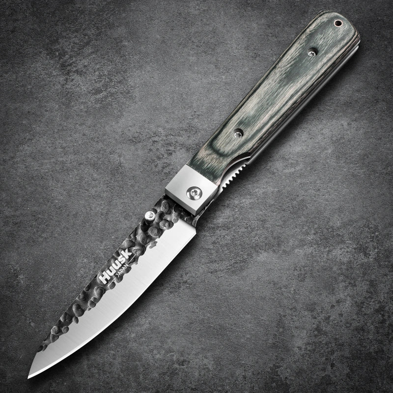 Huusk 3.94-Inch Green Wood Folding Chef Knife product photo 2
