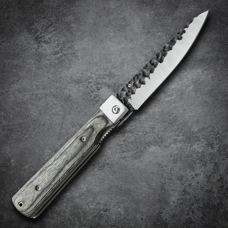 Huusk 3.94-Inch Green Wood Folding Chef Knife product photo 5