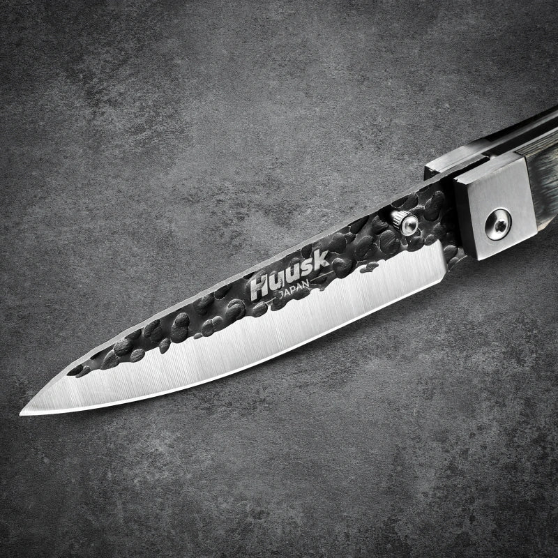 Huusk 3.94-Inch Green Wood Folding Chef Knife product photo 7