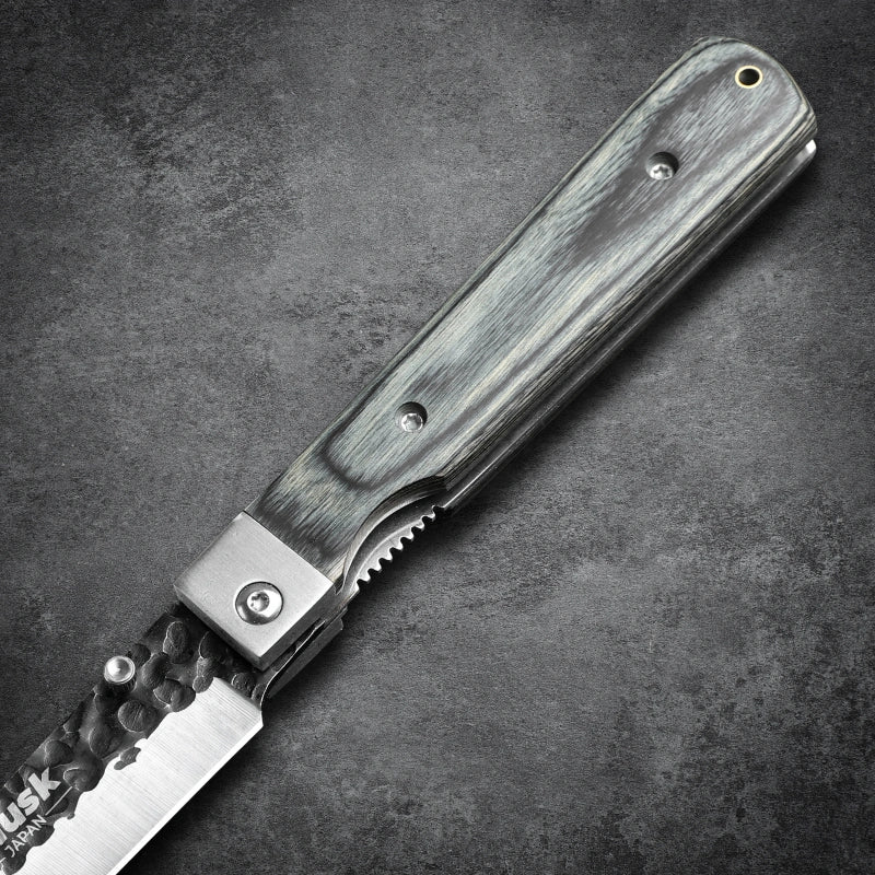Huusk 3.94-Inch Green Wood Folding Chef Knife product photo 8