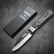 Huusk 4.26-Inch Green Wood Folding Chef Knife product photo 10