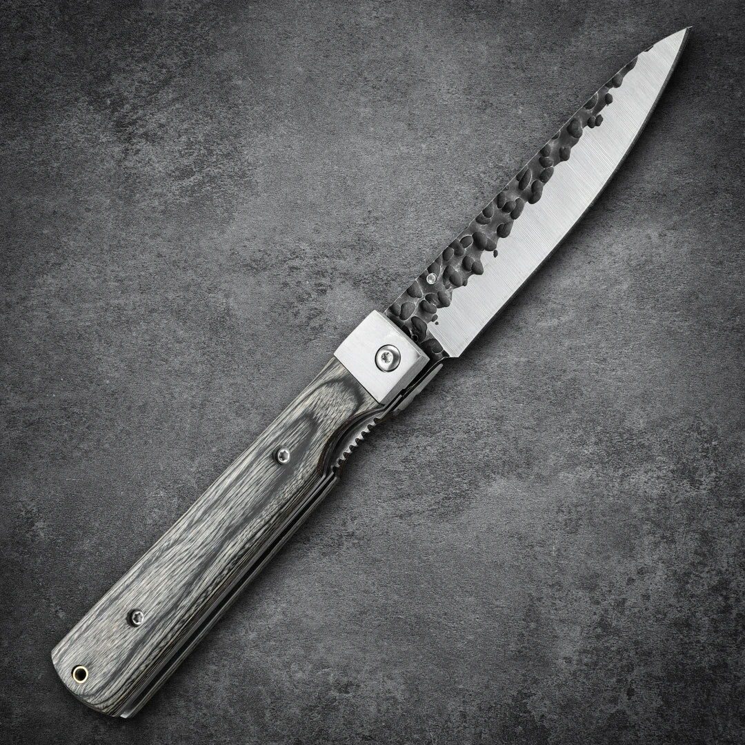 Huusk 4.26-Inch Green Wood Folding Chef Knife product photo 4