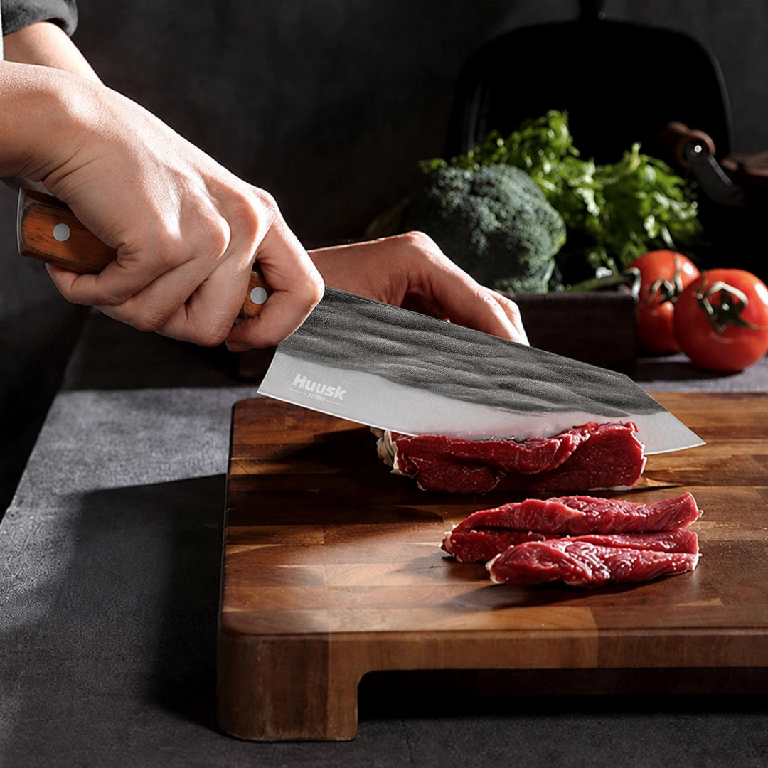 Huusk 4-Piece Butcher Knife Set product photo 7
