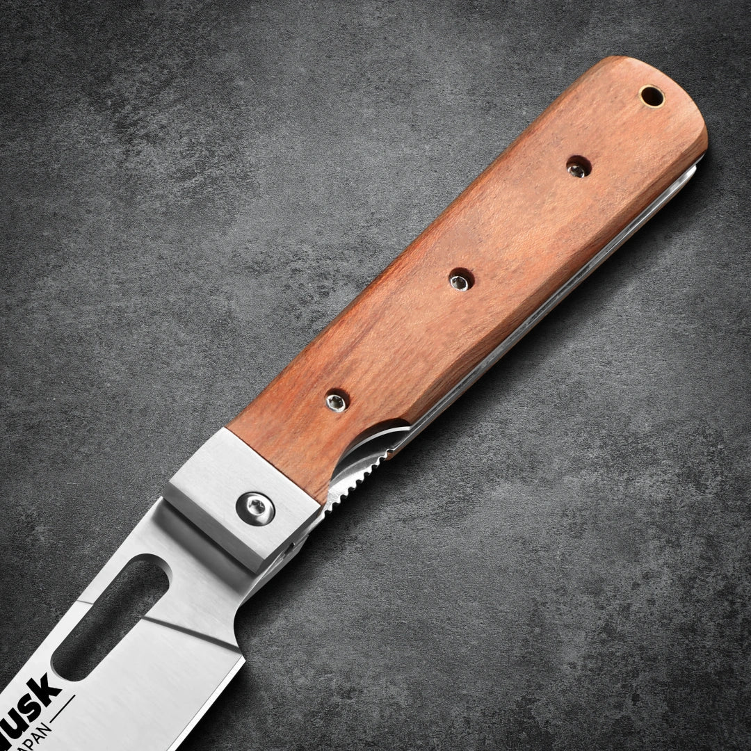 Huusk 4.33-Inch Natural Wood Handle Kitchen Chopper product photo 7