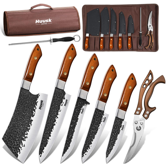 Huusk 7-Piece Japanese Style Knife Set