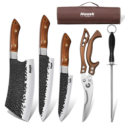 Huusk 5-Piece Japanese Style Knife Set