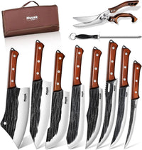 Huusk 10-Piece Japanese Style Knife Set