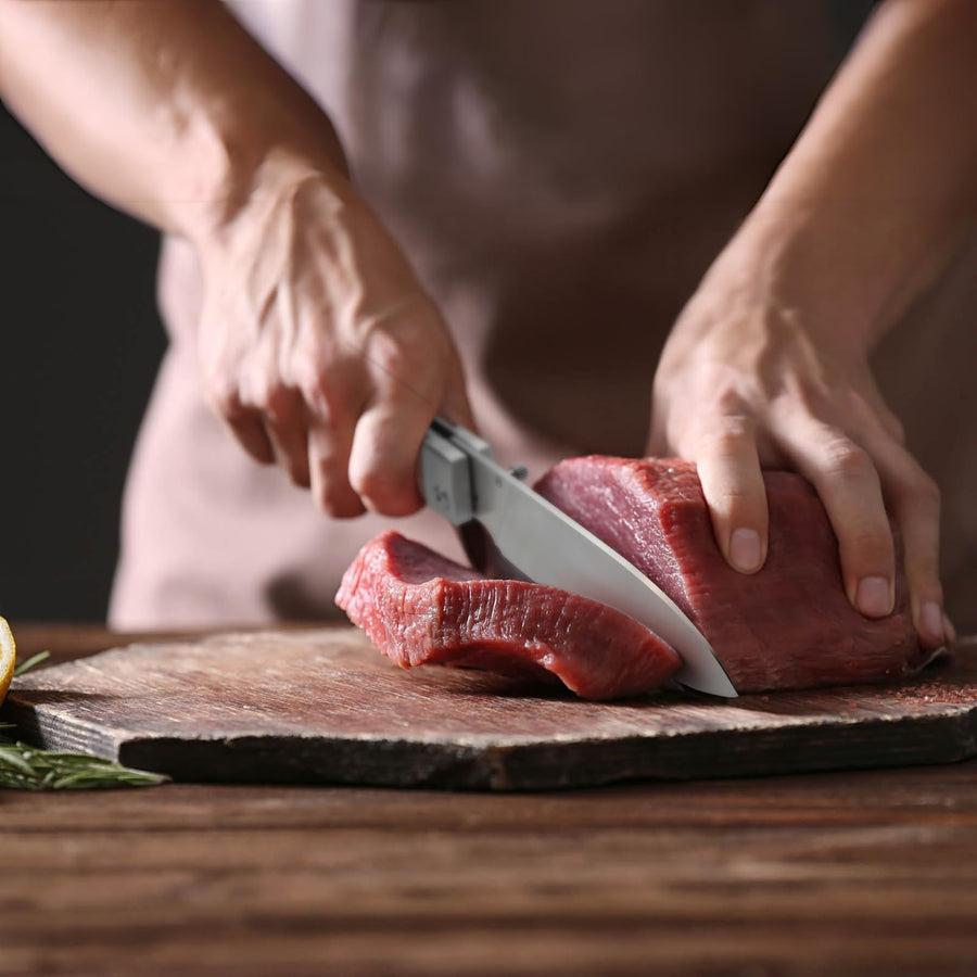 Huusk Folding Chef Knife - Natural Wood, 4.26 inch
