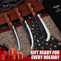 Huusk 3-Piece Japanese Style Knife Set