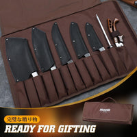 Huusk 7-Piece Japanese Style Knife Set