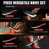 Huusk 3-Piece Japanese Style Knife Set
