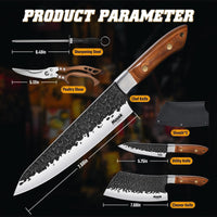 Huusk 5-Piece Japanese Style Knife Set